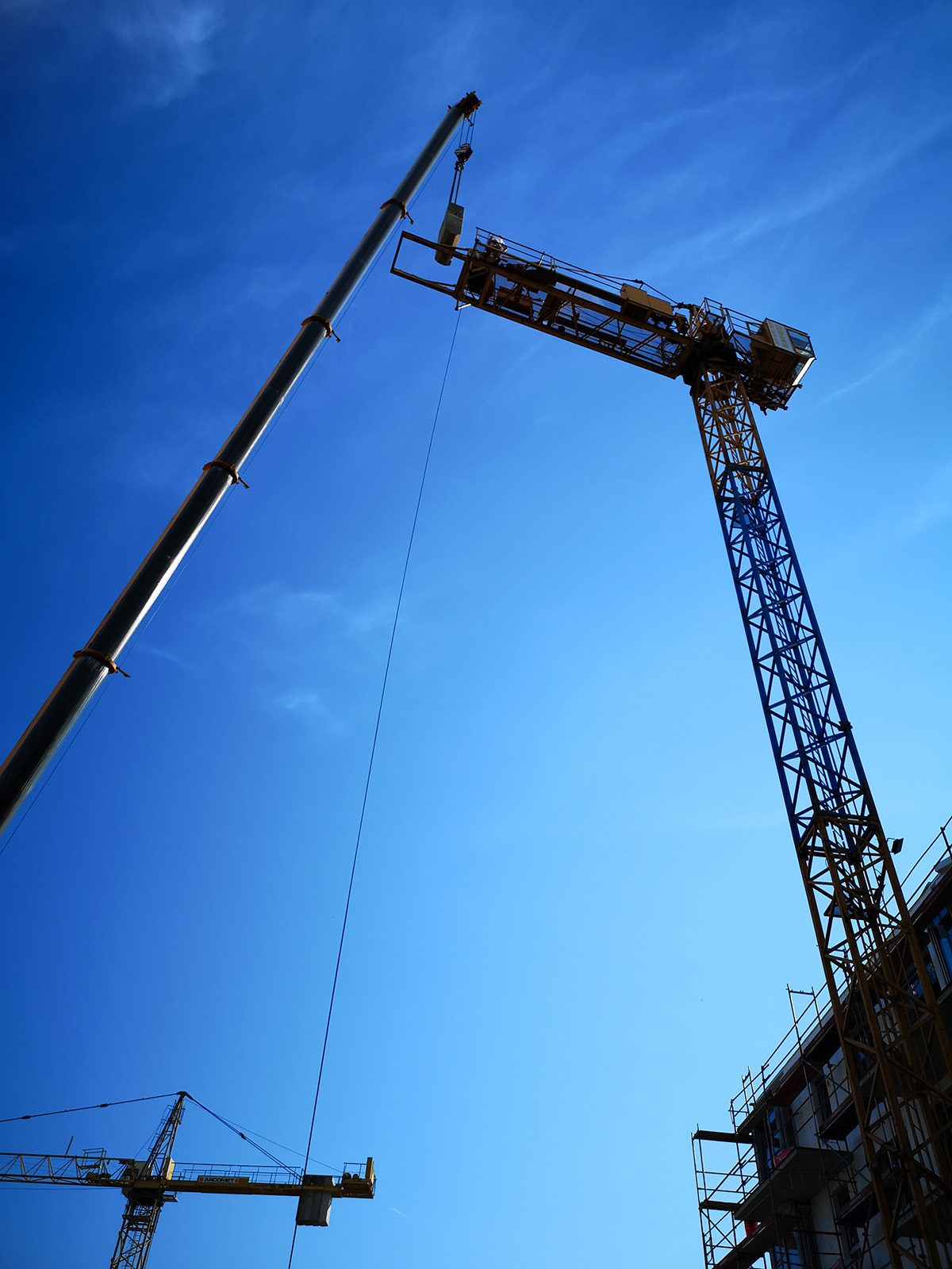 Montaż Liebherr 71EC, ul. Lubomierska, Wrocław