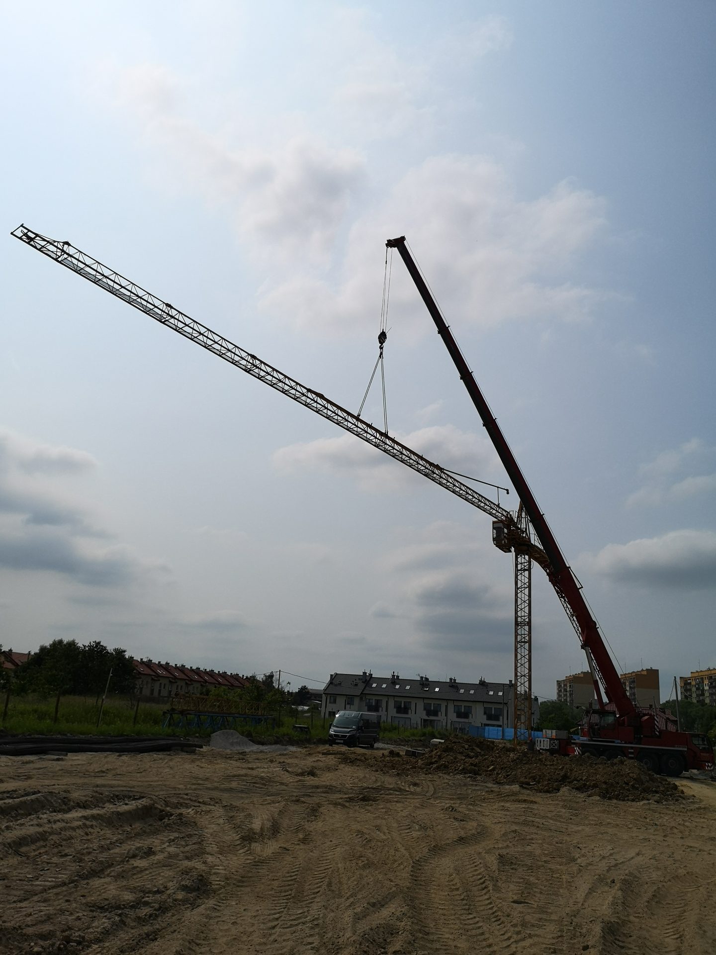 Montaż Liebherr 71EC, ul. Nowogródzka, Wrocław